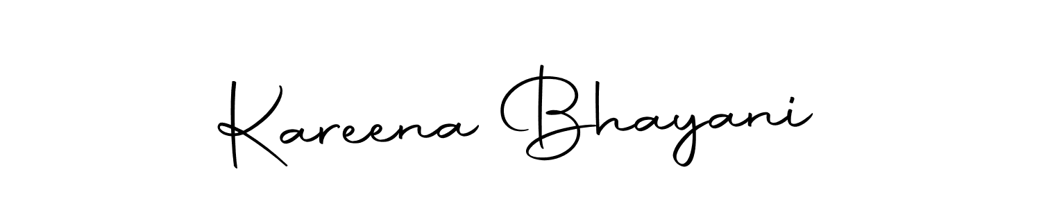Make a beautiful signature design for name Kareena Bhayani. Use this online signature maker to create a handwritten signature for free. Kareena Bhayani signature style 10 images and pictures png
