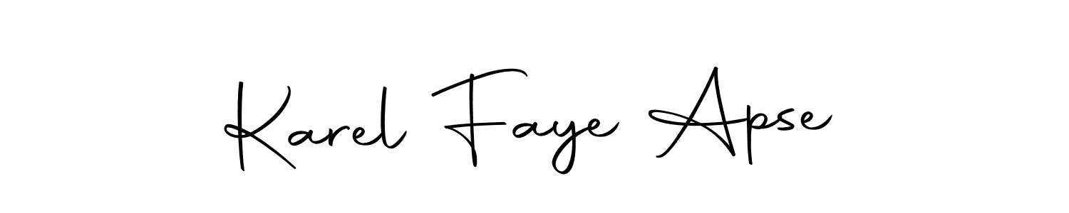 Make a short Karel Faye Apse signature style. Manage your documents anywhere anytime using Autography-DOLnW. Create and add eSignatures, submit forms, share and send files easily. Karel Faye Apse signature style 10 images and pictures png