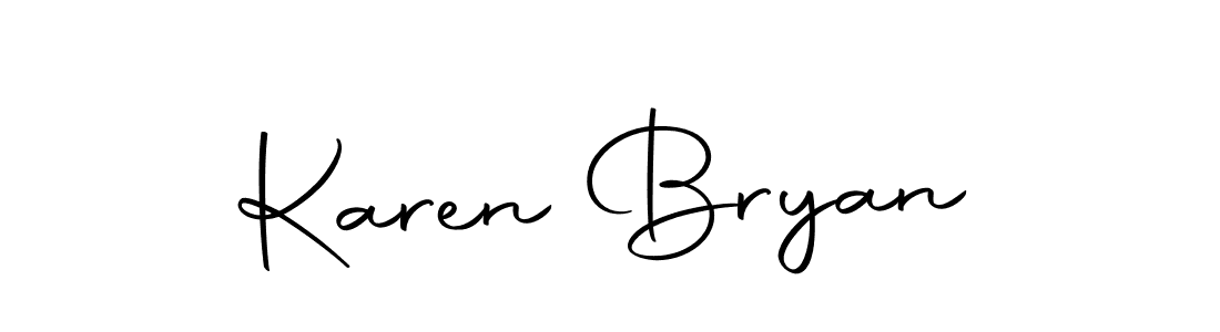if you are searching for the best signature style for your name Karen Bryan. so please give up your signature search. here we have designed multiple signature styles  using Autography-DOLnW. Karen Bryan signature style 10 images and pictures png