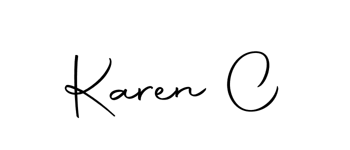 How to make Karen C name signature. Use Autography-DOLnW style for creating short signs online. This is the latest handwritten sign. Karen C signature style 10 images and pictures png