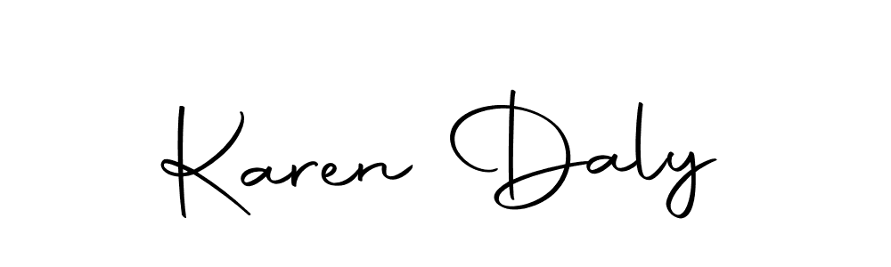How to make Karen Daly signature? Autography-DOLnW is a professional autograph style. Create handwritten signature for Karen Daly name. Karen Daly signature style 10 images and pictures png