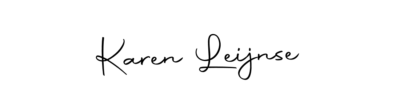 Create a beautiful signature design for name Karen Leijnse. With this signature (Autography-DOLnW) fonts, you can make a handwritten signature for free. Karen Leijnse signature style 10 images and pictures png