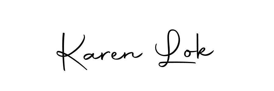 Create a beautiful signature design for name Karen Lok. With this signature (Autography-DOLnW) fonts, you can make a handwritten signature for free. Karen Lok signature style 10 images and pictures png