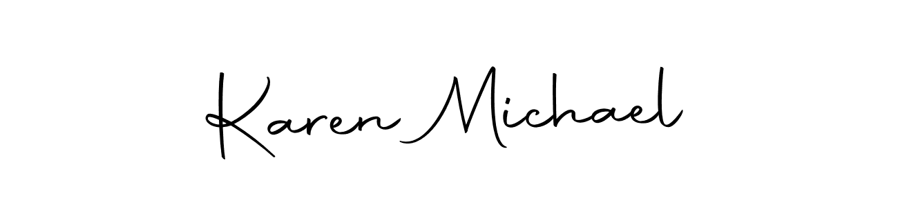 You can use this online signature creator to create a handwritten signature for the name Karen Michael. This is the best online autograph maker. Karen Michael signature style 10 images and pictures png