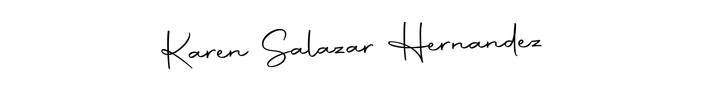 Also we have Karen Salazar Hernandez name is the best signature style. Create professional handwritten signature collection using Autography-DOLnW autograph style. Karen Salazar Hernandez signature style 10 images and pictures png