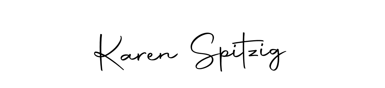 How to make Karen Spitzig signature? Autography-DOLnW is a professional autograph style. Create handwritten signature for Karen Spitzig name. Karen Spitzig signature style 10 images and pictures png