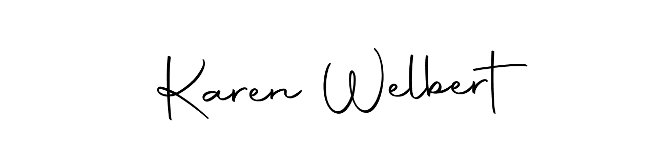 How to make Karen Welbert signature? Autography-DOLnW is a professional autograph style. Create handwritten signature for Karen Welbert name. Karen Welbert signature style 10 images and pictures png