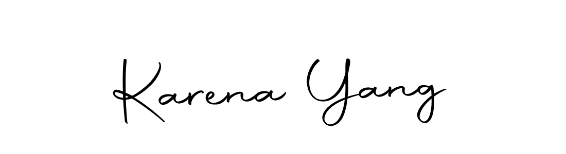 Here are the top 10 professional signature styles for the name Karena Yang. These are the best autograph styles you can use for your name. Karena Yang signature style 10 images and pictures png