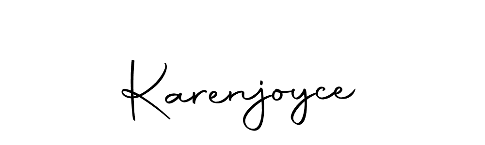 if you are searching for the best signature style for your name Karenjoyce. so please give up your signature search. here we have designed multiple signature styles  using Autography-DOLnW. Karenjoyce signature style 10 images and pictures png