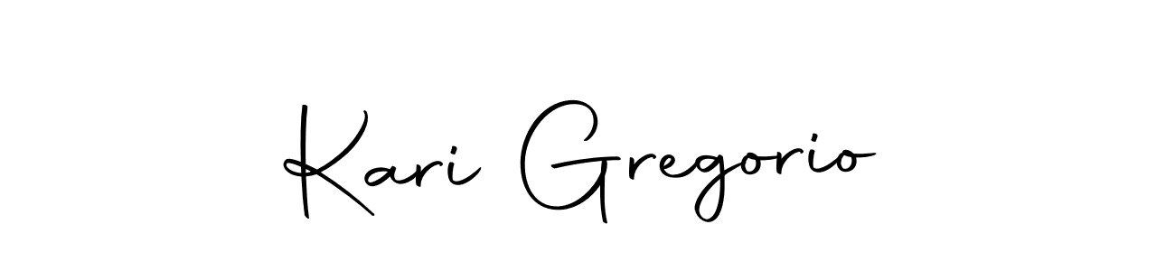 Use a signature maker to create a handwritten signature online. With this signature software, you can design (Autography-DOLnW) your own signature for name Kari Gregorio. Kari Gregorio signature style 10 images and pictures png