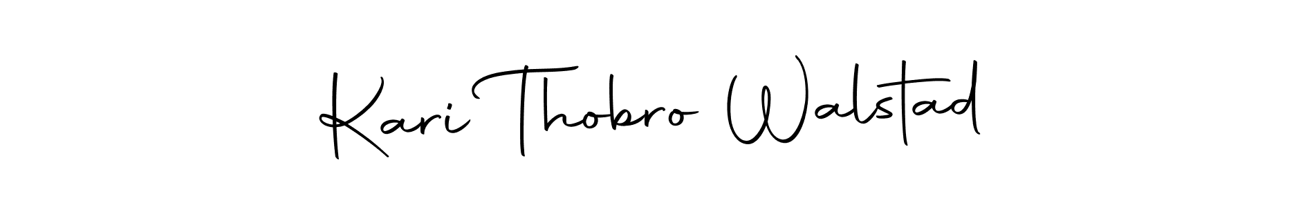 Make a beautiful signature design for name Kari Thobro Walstad. Use this online signature maker to create a handwritten signature for free. Kari Thobro Walstad signature style 10 images and pictures png