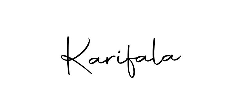 Here are the top 10 professional signature styles for the name Karifala. These are the best autograph styles you can use for your name. Karifala signature style 10 images and pictures png