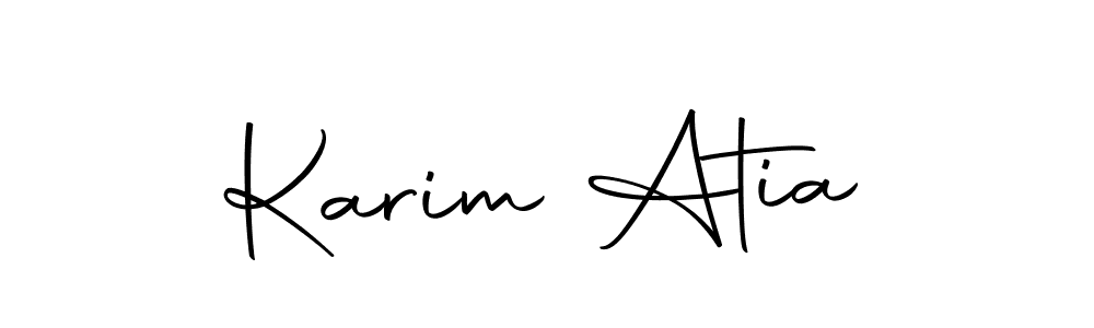 Use a signature maker to create a handwritten signature online. With this signature software, you can design (Autography-DOLnW) your own signature for name Karim Atia. Karim Atia signature style 10 images and pictures png