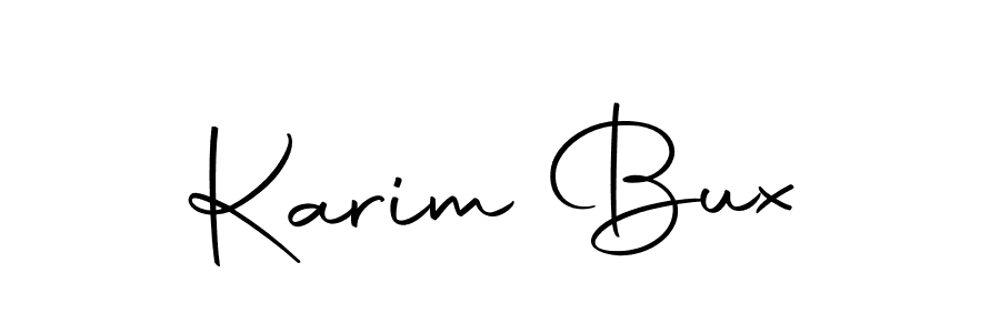 Create a beautiful signature design for name Karim Bux. With this signature (Autography-DOLnW) fonts, you can make a handwritten signature for free. Karim Bux signature style 10 images and pictures png