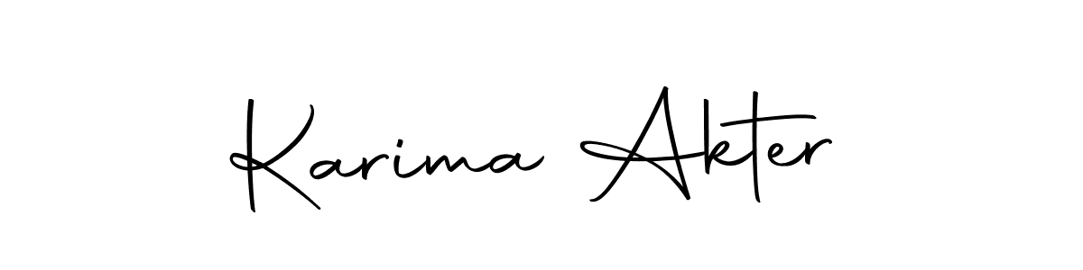 Make a beautiful signature design for name Karima Akter. Use this online signature maker to create a handwritten signature for free. Karima Akter signature style 10 images and pictures png