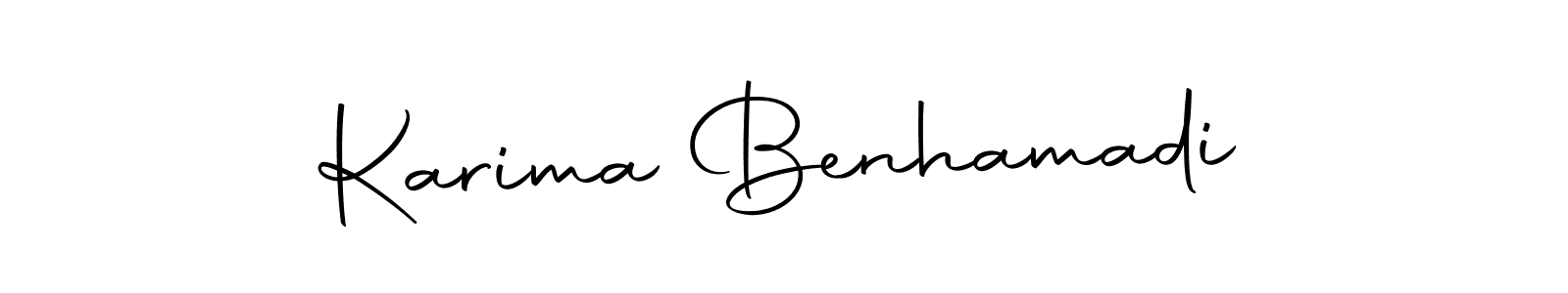 Here are the top 10 professional signature styles for the name Karima Benhamadi. These are the best autograph styles you can use for your name. Karima Benhamadi signature style 10 images and pictures png