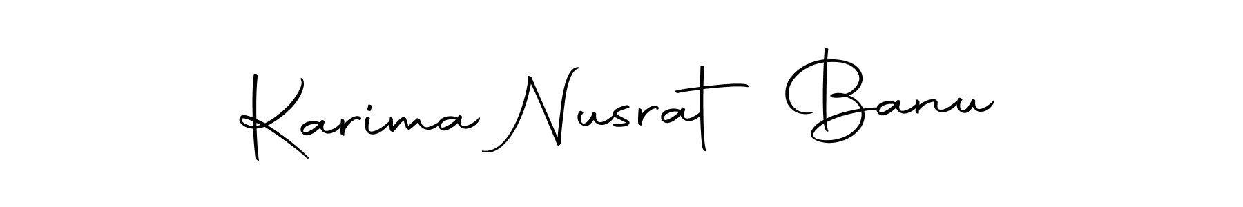 Autography-DOLnW is a professional signature style that is perfect for those who want to add a touch of class to their signature. It is also a great choice for those who want to make their signature more unique. Get Karima Nusrat Banu name to fancy signature for free. Karima Nusrat Banu signature style 10 images and pictures png