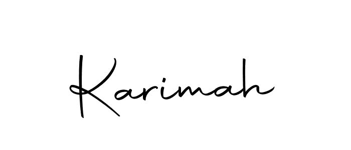 Karimah stylish signature style. Best Handwritten Sign (Autography-DOLnW) for my name. Handwritten Signature Collection Ideas for my name Karimah. Karimah signature style 10 images and pictures png