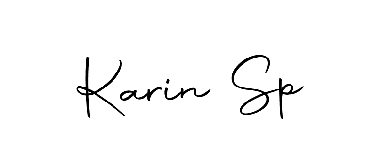 How to make Karin Sp signature? Autography-DOLnW is a professional autograph style. Create handwritten signature for Karin Sp name. Karin Sp signature style 10 images and pictures png