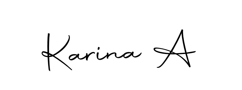 Here are the top 10 professional signature styles for the name Karina A. These are the best autograph styles you can use for your name. Karina A signature style 10 images and pictures png