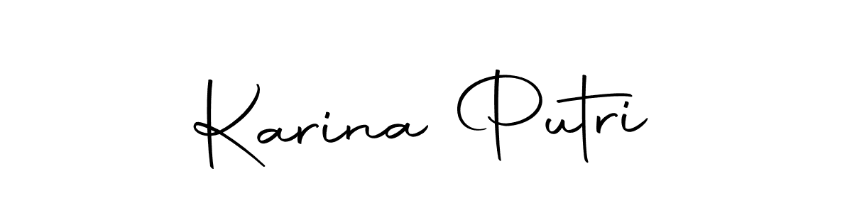 Make a beautiful signature design for name Karina Putri. With this signature (Autography-DOLnW) style, you can create a handwritten signature for free. Karina Putri signature style 10 images and pictures png