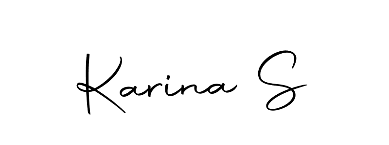 Autography-DOLnW is a professional signature style that is perfect for those who want to add a touch of class to their signature. It is also a great choice for those who want to make their signature more unique. Get Karina S name to fancy signature for free. Karina S signature style 10 images and pictures png
