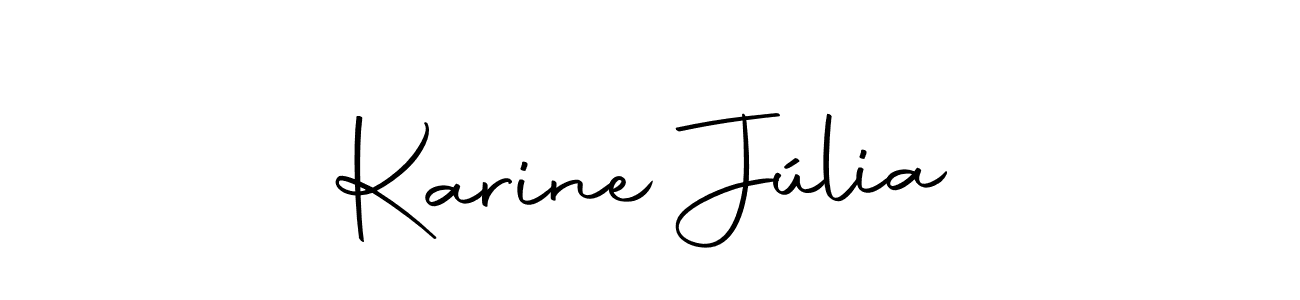 How to make Karine Júlia signature? Autography-DOLnW is a professional autograph style. Create handwritten signature for Karine Júlia name. Karine Júlia signature style 10 images and pictures png