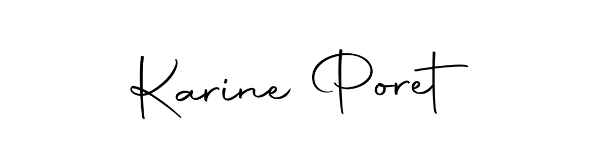 Check out images of Autograph of Karine Poret name. Actor Karine Poret Signature Style. Autography-DOLnW is a professional sign style online. Karine Poret signature style 10 images and pictures png