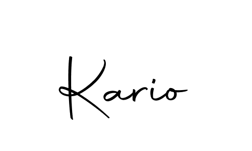 Create a beautiful signature design for name Kario. With this signature (Autography-DOLnW) fonts, you can make a handwritten signature for free. Kario signature style 10 images and pictures png