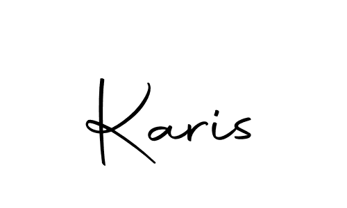 You should practise on your own different ways (Autography-DOLnW) to write your name (Karis) in signature. don't let someone else do it for you. Karis signature style 10 images and pictures png