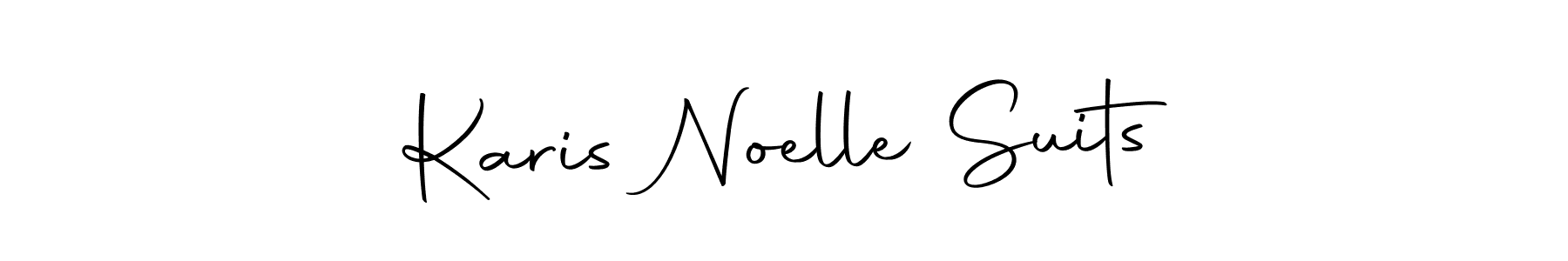Karis Noelle Suits stylish signature style. Best Handwritten Sign (Autography-DOLnW) for my name. Handwritten Signature Collection Ideas for my name Karis Noelle Suits. Karis Noelle Suits signature style 10 images and pictures png