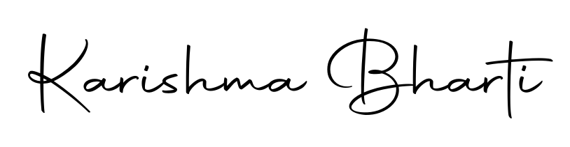 You can use this online signature creator to create a handwritten signature for the name Karishma Bharti. This is the best online autograph maker. Karishma Bharti signature style 10 images and pictures png