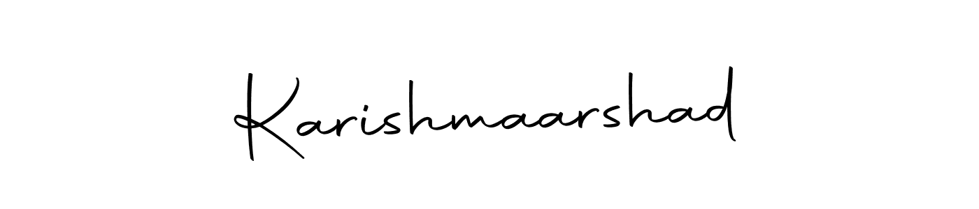 The best way (Autography-DOLnW) to make a short signature is to pick only two or three words in your name. The name Karishmaarshad include a total of six letters. For converting this name. Karishmaarshad signature style 10 images and pictures png