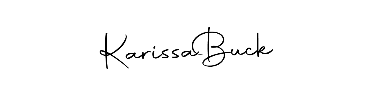 The best way (Autography-DOLnW) to make a short signature is to pick only two or three words in your name. The name Karissa  Buck include a total of six letters. For converting this name. Karissa  Buck signature style 10 images and pictures png