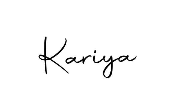 Also we have Kariya name is the best signature style. Create professional handwritten signature collection using Autography-DOLnW autograph style. Kariya signature style 10 images and pictures png