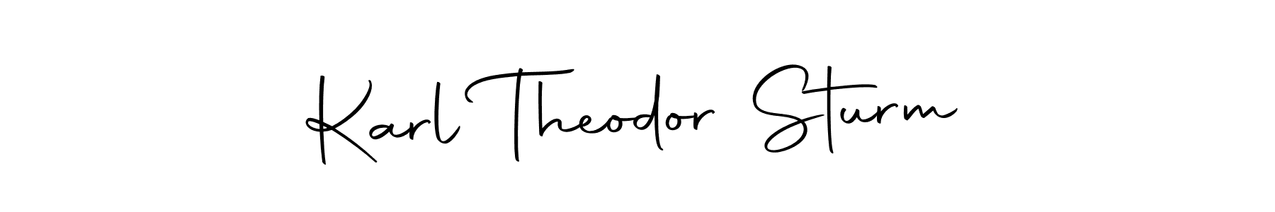 Make a beautiful signature design for name Karl Theodor Sturm. With this signature (Autography-DOLnW) style, you can create a handwritten signature for free. Karl Theodor Sturm signature style 10 images and pictures png