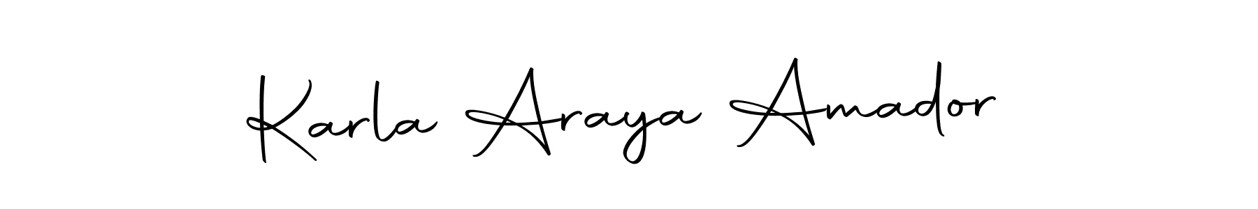 Make a beautiful signature design for name Karla Araya Amador. Use this online signature maker to create a handwritten signature for free. Karla Araya Amador signature style 10 images and pictures png