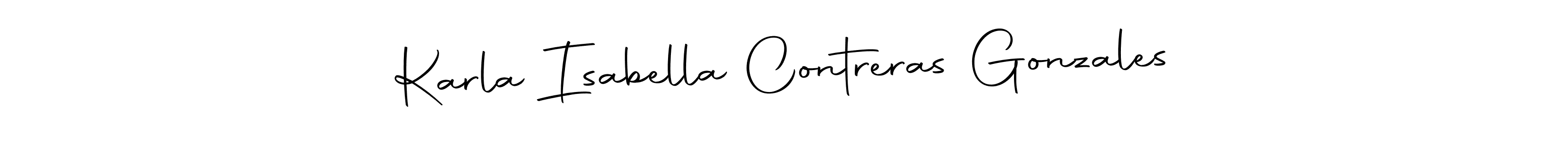 See photos of Karla Isabella Contreras Gonzales official signature by Spectra . Check more albums & portfolios. Read reviews & check more about Autography-DOLnW font. Karla Isabella Contreras Gonzales signature style 10 images and pictures png