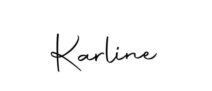 How to make Karline signature? Autography-DOLnW is a professional autograph style. Create handwritten signature for Karline name. Karline signature style 10 images and pictures png