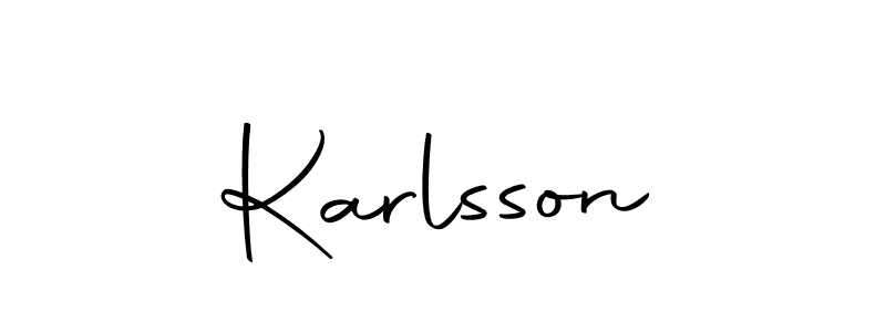 How to make Karlsson name signature. Use Autography-DOLnW style for creating short signs online. This is the latest handwritten sign. Karlsson signature style 10 images and pictures png