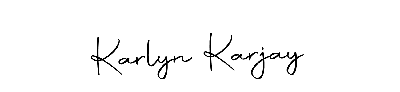 if you are searching for the best signature style for your name Karlyn Karjay. so please give up your signature search. here we have designed multiple signature styles  using Autography-DOLnW. Karlyn Karjay signature style 10 images and pictures png