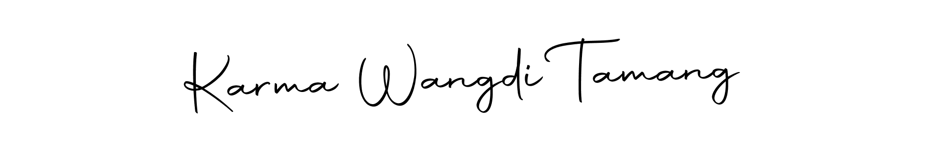 Also we have Karma Wangdi Tamang name is the best signature style. Create professional handwritten signature collection using Autography-DOLnW autograph style. Karma Wangdi Tamang signature style 10 images and pictures png