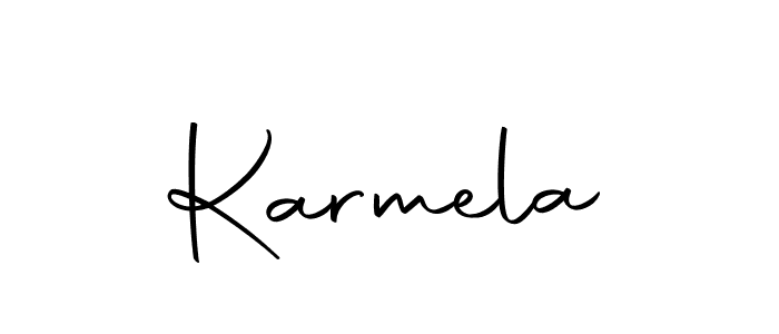 You can use this online signature creator to create a handwritten signature for the name Karmela. This is the best online autograph maker. Karmela signature style 10 images and pictures png