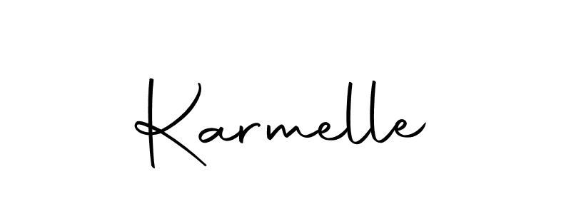 Also we have Karmelle name is the best signature style. Create professional handwritten signature collection using Autography-DOLnW autograph style. Karmelle signature style 10 images and pictures png