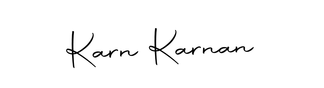 Similarly Autography-DOLnW is the best handwritten signature design. Signature creator online .You can use it as an online autograph creator for name Karn Karnan. Karn Karnan signature style 10 images and pictures png