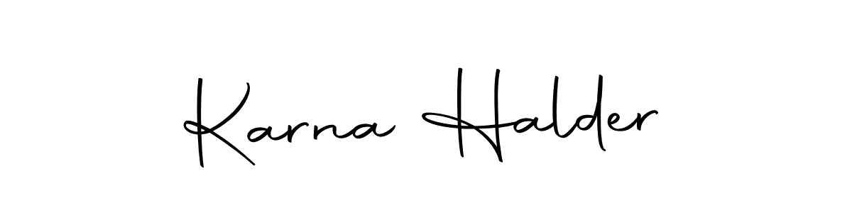 Make a short Karna Halder signature style. Manage your documents anywhere anytime using Autography-DOLnW. Create and add eSignatures, submit forms, share and send files easily. Karna Halder signature style 10 images and pictures png