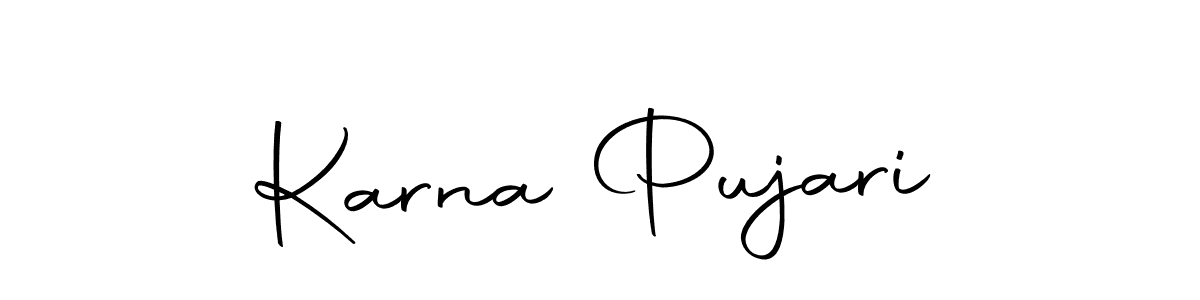 Here are the top 10 professional signature styles for the name Karna Pujari. These are the best autograph styles you can use for your name. Karna Pujari signature style 10 images and pictures png