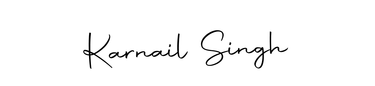 Design your own signature with our free online signature maker. With this signature software, you can create a handwritten (Autography-DOLnW) signature for name Karnail Singh. Karnail Singh signature style 10 images and pictures png