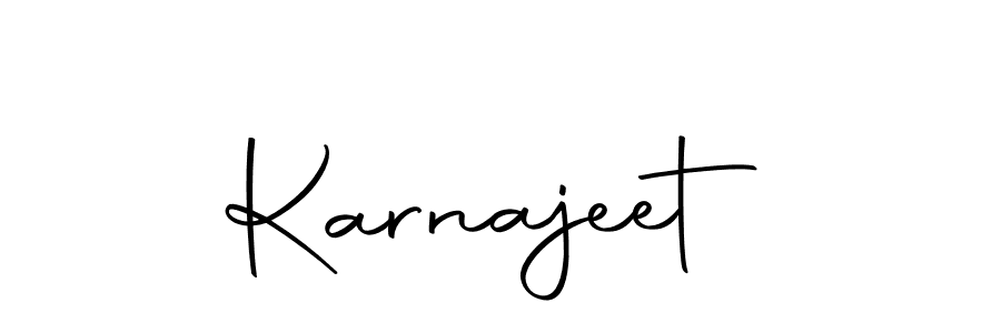 How to make Karnajeet signature? Autography-DOLnW is a professional autograph style. Create handwritten signature for Karnajeet name. Karnajeet signature style 10 images and pictures png