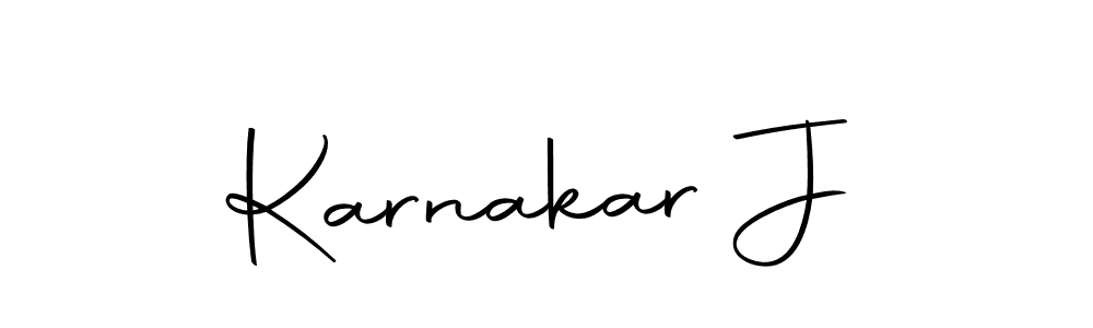 Make a beautiful signature design for name Karnakar J. Use this online signature maker to create a handwritten signature for free. Karnakar J signature style 10 images and pictures png
